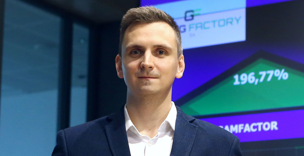 Mateusz Adamkiewicz, prezes zarz膮du Gaming Factory, fot. Gaming Factory